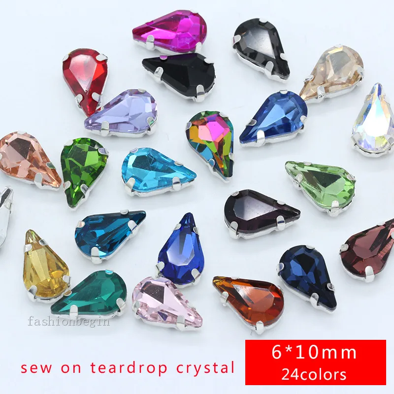 20p 6x10mm teardrop color glass fancy stone sew on flatback crystal rhinestone jewel silver plated base Buckle dress making bead
20p 6x10mm teardrop color glass fancy stone sew on flatback crystal rhinestone jewel silver plated base Buckle dress making bead