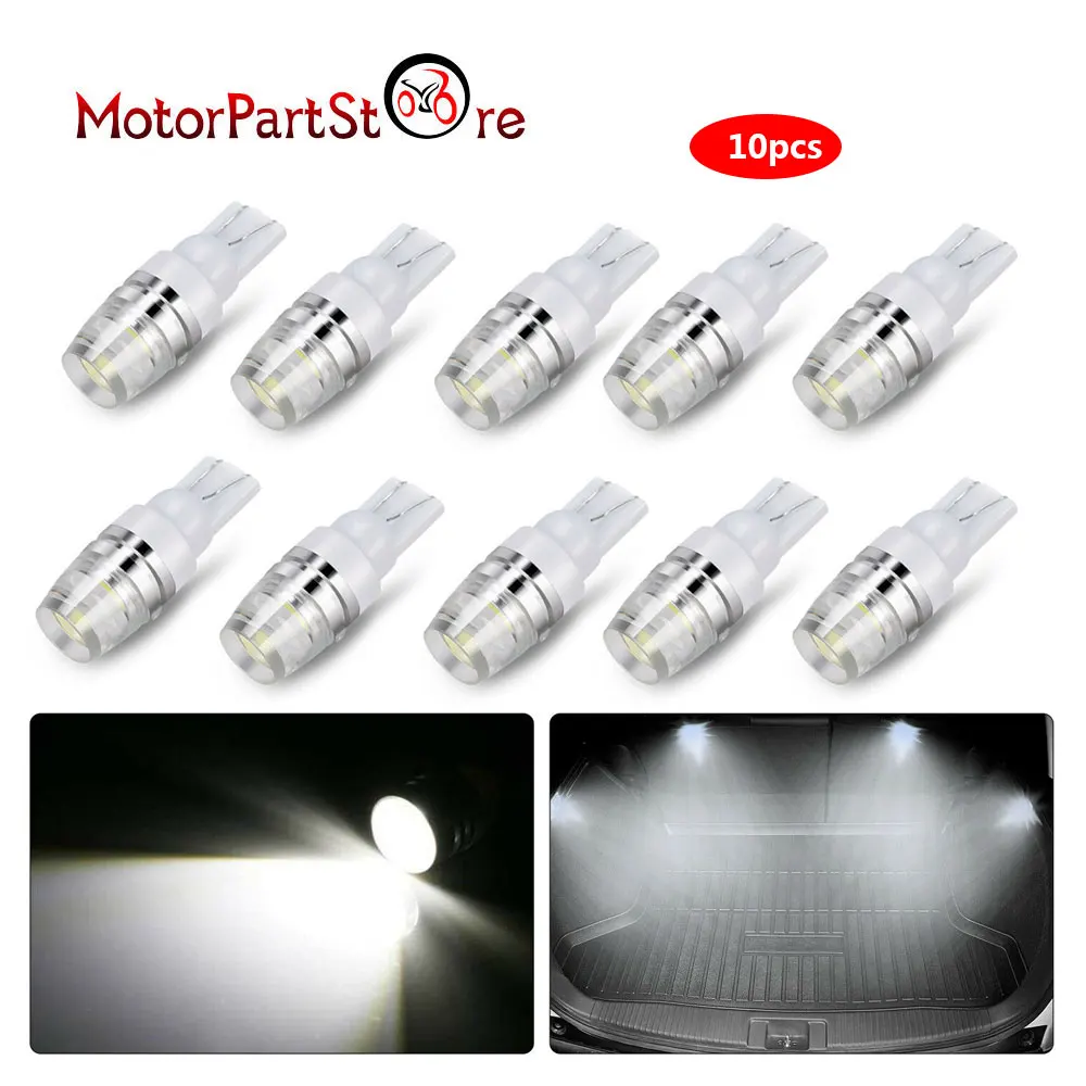 10pcs Car Lamp T10 1.5w Lens Led Clearance Light Instrument Bulb Signal Lights Reading Light Dome Lamps W5w 194 168 501 921 *
10pcs Car Lamp T10 1.5w Lens Led Clearance Light Instrument Bulb Signal Lights Reading Light Dome Lamps W5w 194 168 501 921 *