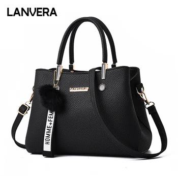 LANVERA brand women solid medium totes hair ball sequined handbag hotsale lady evening purse messenger shoulder crossbody bags 
LANVERA brand women solid medium totes hair ball sequined handbag hotsale lady evening purse messenger shoulder crossbody bags