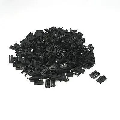 FC-18P 2.2mm Pitch Position Flat Cable IDC Socket Connector Black 200 Pcs