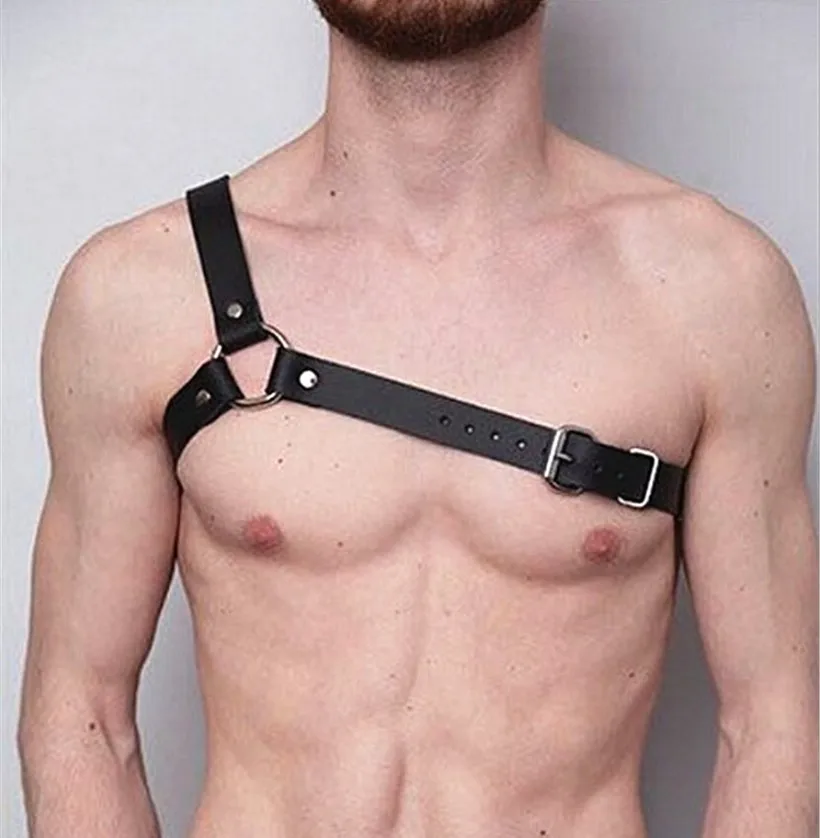 Faux Leather Harness Garters Belts Men Sexy Punk Leather Adjustable Chest Harness Bondage Belt Leather Suspenders Body Jewelry
Faux Leather Harness Garters Belts Men Sexy Punk Leather Adjustable Chest Harness Bondage Belt Leather Suspenders Body Jewelry