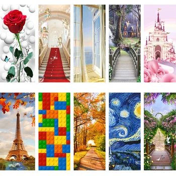 PVC Self-Adhesive Waterproof Door Sticker 3D Home Design Wall Decals Living Room Bedroom 3D Paste 10 Set Wholesale Door Stickers 
PVC Self-Adhesive Waterproof Door Sticker 3D Home Design Wall Decals Living Room Bedroom 3D Paste 10 Set Wholesale Door Stickers