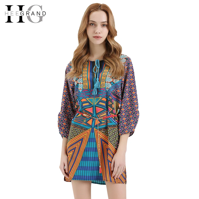 HEE GRAND Vestidos Women Full Sleeve O-Neck Bow Spring Summer Bohemian Style Retro Loose Print Sexy Dress Without Belt LQL3674
HEE GRAND Vestidos Women Full Sleeve O-Neck Bow Spring Summer Bohemian Style Retro Loose Print Sexy Dress Without Belt LQL3674