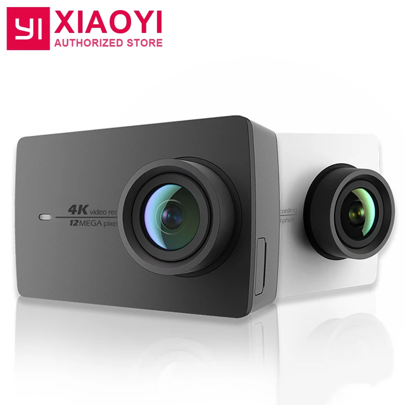 

International English Version Xiaoyi YI 4K Action Sports Camera 2 Ambarella A9SE75 SoC 155 Degree 2.19" 12.0MP 28nm CMOS EIS LDC