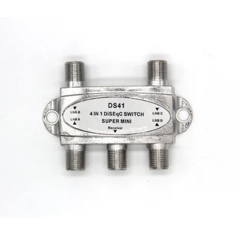 Free TV DiSEqC Switch 4x1 DiSEqC Switch satellite antenna flat LNB Switch for TV Receiver
Free TV DiSEqC Switch 4x1 DiSEqC Switch satellite antenna flat LNB Switch for TV Receiver