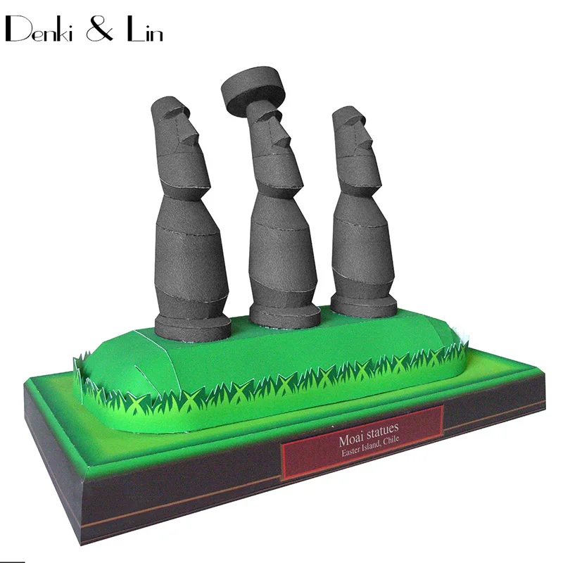 Moai Statues of Easter Island, Chile Craft Paper Model 3D Architectural Building DIY Education Toys Handmade Adult Puzzle Game
Moai Statues of Easter Island, Chile Craft Paper Model 3D Architectural Building DIY Education Toys Handmade Adult Puzzle Game
