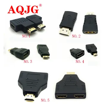 HDMI male to female adapter converter extender 90 degrees HDMI Splitter 2 in 1 Mini HDMI Micro for 1080P HDTV hdmi adapter
HDMI male to female adapter converter extender 90 degrees HDMI Splitter 2 in 1 Mini HDMI Micro for 1080P HDTV hdmi adapter