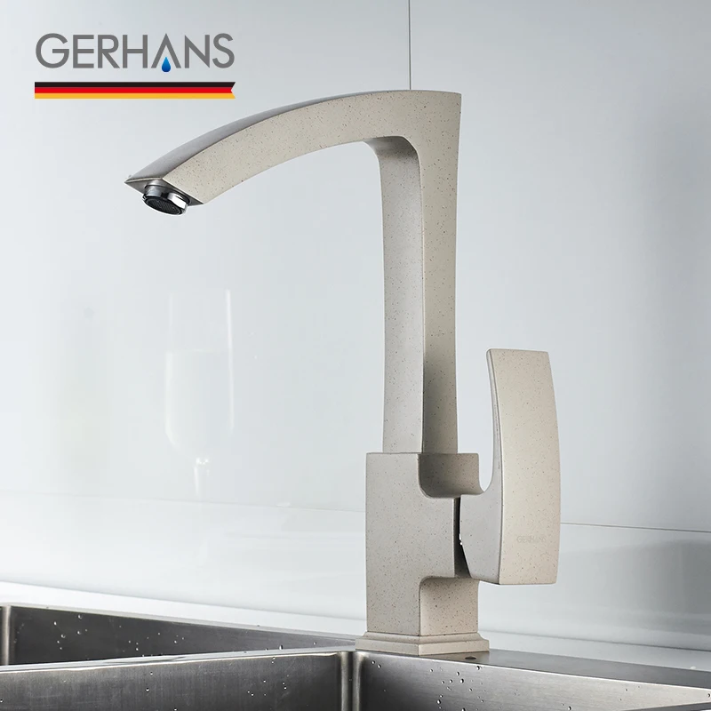 GERHANS Edithedge Khaki Kitchen Faucet Modern Design Basin Bar Water Tap Single Handle Water Mixer Crane For Kitchen K14014H
GERHANS Edithedge Khaki Kitchen Faucet Modern Design Basin Bar Water Tap Single Handle Water Mixer Crane For Kitchen K14014H
