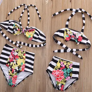 Family Floral bikinis set For Women's Daughter Bandage Push up Swimwear Swimsuit Bathing Beachwear
Family Floral bikinis set For Women's Daughter Bandage Push up Swimwear Swimsuit Bathing Beachwear