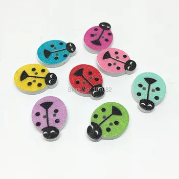 1000pcs 13x17mm Mixed Wood Buttons Ladybugs Ladybirds Shape Sewing Button Accessories Scrapbooking Embellishments
1000pcs 13x17mm Mixed Wood Buttons Ladybugs Ladybirds Shape Sewing Button Accessories Scrapbooking Embellishments