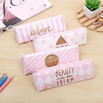 Best Deal Triangle My Pencil Case Classical candy Color Geometric shapes canvas Leather Storage Cosmetic Bag
Best Deal Triangle My Pencil Case Classical candy Color Geometric shapes canvas Leather Storage Cosmetic Bag