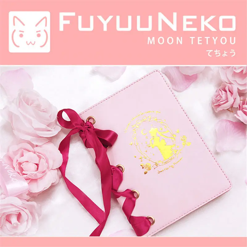 Anime Sailor Moon Tsukino Usagi notebook Crystal Princess Serenity Pink Strap Notebook Journal Planner Book cosplay Gifts
Anime Sailor Moon Tsukino Usagi notebook Crystal Princess Serenity Pink Strap Notebook Journal Planner Book cosplay Gifts