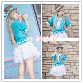 Japanese Anime Love Live Minami Kotori Lolita Summer Casual Cosplay Costume Shirt+Tie+Skirt+Hat
Japanese Anime Love Live Minami Kotori Lolita Summer Casual Cosplay Costume Shirt+Tie+Skirt+Hat