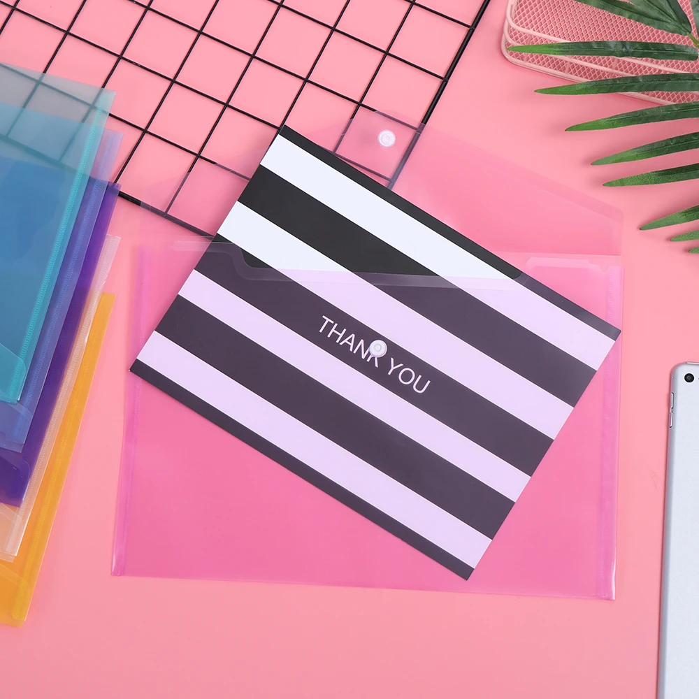 6 Colors A4 Clear Document Bag Paper File Folder Stationery School Office Paper Holder Big Capacity Briefcase Pencil Case
6 Colors A4 Clear Document Bag Paper File Folder Stationery School Office Paper Holder Big Capacity Briefcase Pencil Case