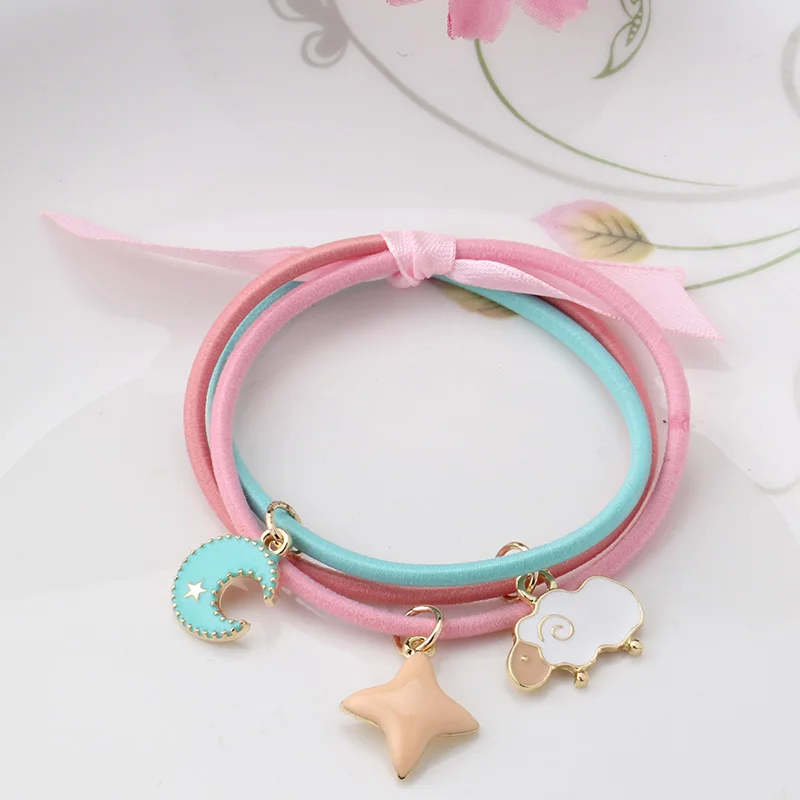 Ribbon Colorful Headwear 1pack=3pcs Children Hair Ring Babys Gum for Hair Metal Rubber Rope Girls Ponytail Elastic Hair Bands
Ribbon Colorful Headwear 1pack=3pcs Children Hair Ring Babys Gum for Hair Metal Rubber Rope Girls Ponytail Elastic Hair Bands
