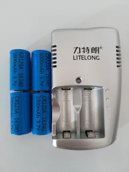 4pcs 3.7v 1000mAh CR123A rechargeable lithium battery 16340 strong light flashlight rechargeable battery +1PCS 16340 charger
4pcs 3.7v 1000mAh CR123A rechargeable lithium battery 16340 strong light flashlight rechargeable battery +1PCS 16340 charger