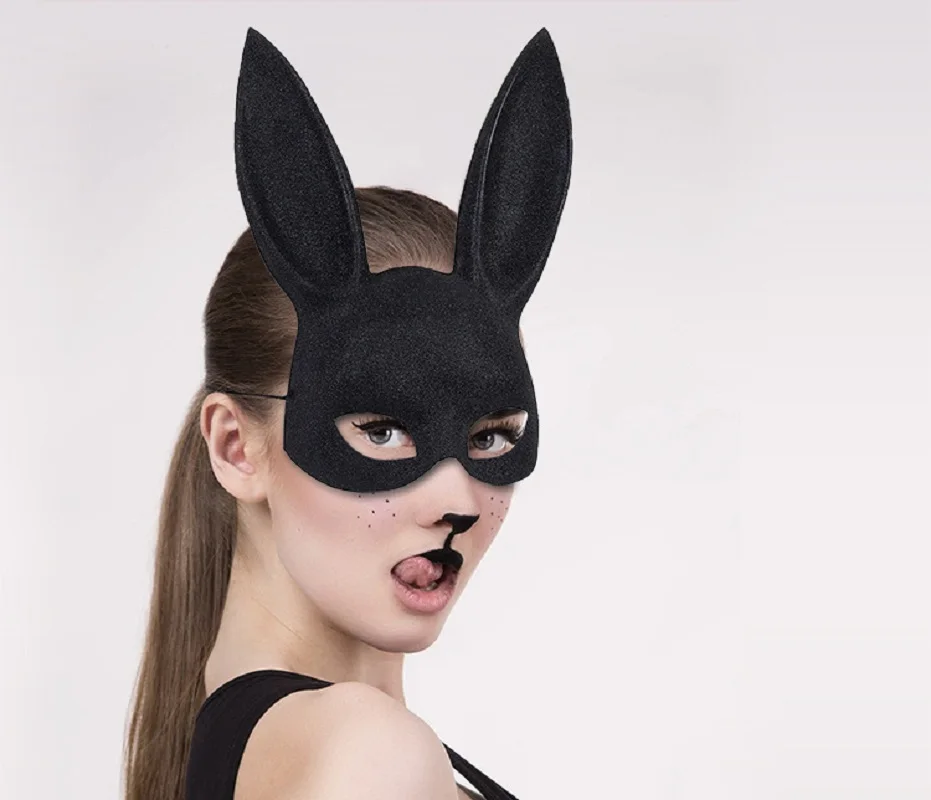 1pcs Fashion Women Girl Hair Bands Rabbit Ears Veil Black Eye Mask Halloween Masquerade Costume Cosplay Mask
1pcs Fashion Women Girl Hair Bands Rabbit Ears Veil Black Eye Mask Halloween Masquerade Costume Cosplay Mask