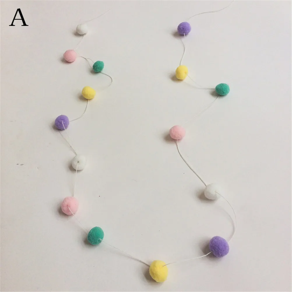 Nursery Pom Pom Garland Party Props 1set 200cm Handmade Felt Wool Balls For Kids Room Ornament Wall Hanging Home Decor
Nursery Pom Pom Garland Party Props 1set 200cm Handmade Felt Wool Balls For Kids Room Ornament Wall Hanging Home Decor