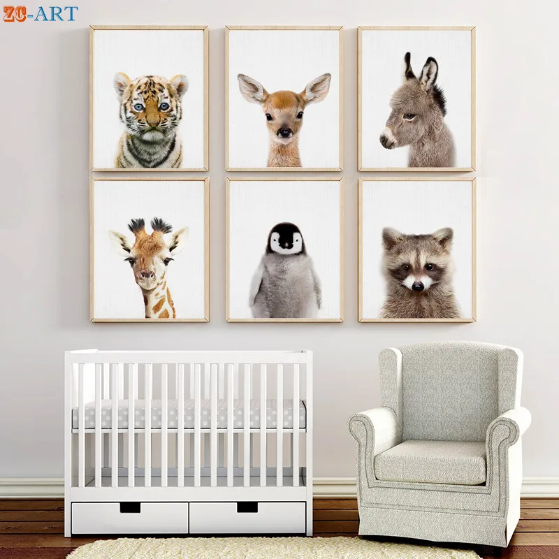 Baby Animals Prints Baby Penguin Deer Tiger Donkey Poster Canvas Painting Woodland Nursery Wall Art Kids Room Decoraion Pictures
Baby Animals Prints Baby Penguin Deer Tiger Donkey Poster Canvas Painting Woodland Nursery Wall Art Kids Room Decoraion Pictures