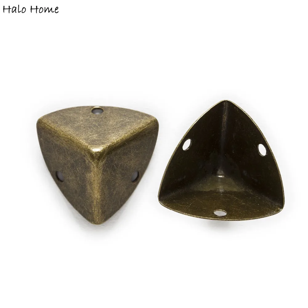 8 шт. античный бронзовый/серебристый/черный 3 отверстия украшение для багажа