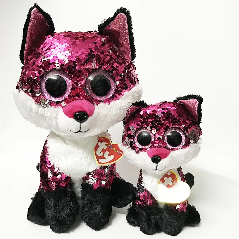 Ty Flippables Beanie Boos 6" and 9" Jewel the Sequin Fox with Tag Plush Stuffed Doll Kids Toys Children Birthday Christmas Gifts
Ty Flippables Beanie Boos 6" and 9" Jewel the Sequin Fox with Tag Plush Stuffed Doll Kids Toys Children Birthday Christmas Gifts