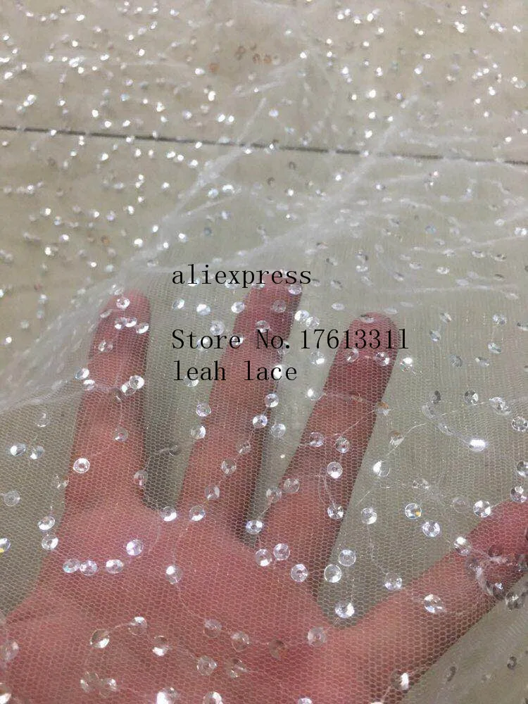 staok 10yrads/bag Crystal white chaos mesh line sequins embroidery lace fashion French cloth used for wedding dress fashion CH#
staok 10yrads/bag Crystal white chaos mesh line sequins embroidery lace fashion French cloth used for wedding dress fashion CH#
