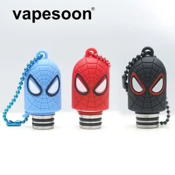 Vape Mouthpiece 510 Drip Tip with Batman Spiderman Superman design Silicone Cap for e-Cigarette Atomizer IJust S TFV8 Baby etc
Vape Mouthpiece 510 Drip Tip with Batman Spiderman Superman design Silicone Cap for e-Cigarette Atomizer IJust S TFV8 Baby etc