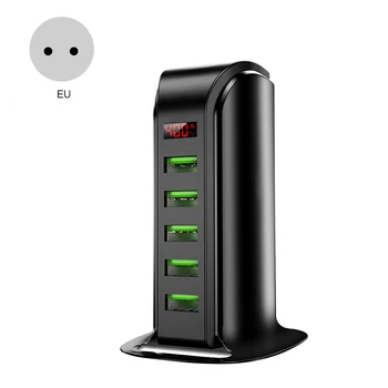 Multi-port USB Digital Display Charger 5-Port USB Charger 5V 4A Wall Desktop USB Hub Charger Adapter for Home Office Travel
Multi-port USB Digital Display Charger 5-Port USB Charger 5V 4A Wall Desktop USB Hub Charger Adapter for Home Office Travel