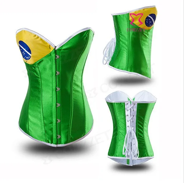 High Fashion Sexy Lady Brazil Flag Pin Up Corset Bustier Tops Bra Lace Up Boned Waist Cincher Slimming Corselet Women Lingerie
High Fashion Sexy Lady Brazil Flag Pin Up Corset Bustier Tops Bra Lace Up Boned Waist Cincher Slimming Corselet Women Lingerie