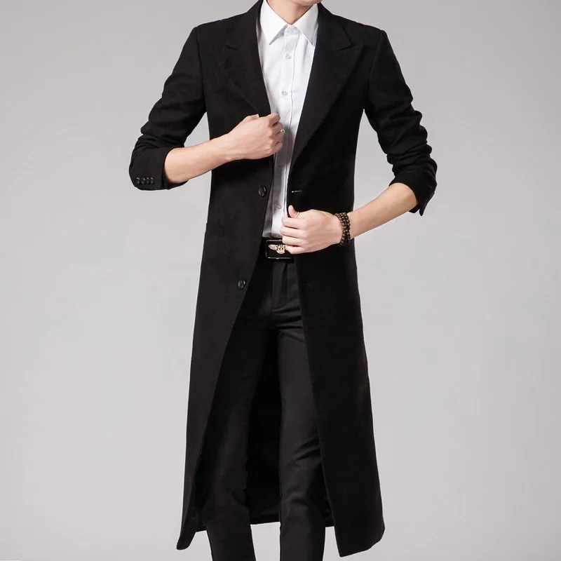 2019 New Arrival Woolen Long Men Thicker Windbreaker Handsome Super Knee Shaped Overcoat Casual Mens Coat Winter Plus Size S-4XL
2019 New Arrival Woolen Long Men Thicker Windbreaker Handsome Super Knee Shaped Overcoat Casual Mens Coat Winter Plus Size S-4XL