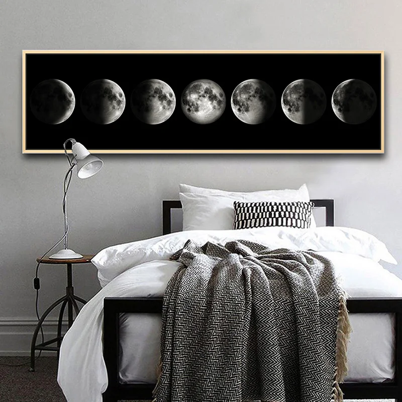 Eclipse of The Moon Canvas Poster Minimalist Art Painting Universe Wall Picture Long Banner Print Living Room Bedroom Decoration
Eclipse of The Moon Canvas Poster Minimalist Art Painting Universe Wall Picture Long Banner Print Living Room Bedroom Decoration