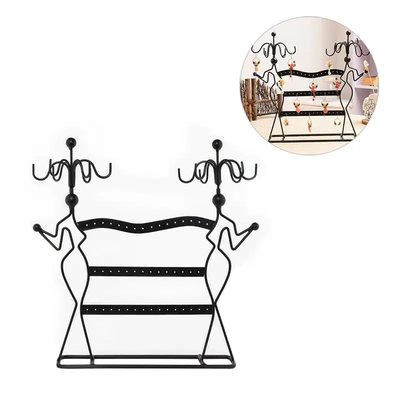 1PC Two Lady Jewelry Storage Rack Organizer Classic Bracelet Necklace Display Stand Holder Jewelry Earring Display Holder
1PC Two Lady Jewelry Storage Rack Organizer Classic Bracelet Necklace Display Stand Holder Jewelry Earring Display Holder
