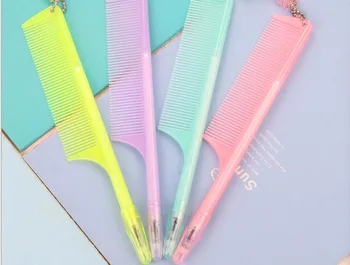 korea lovely comb design gel pen cartoon stationery prize kawaii stydent pen office writing pen black neutral ink pen 48pc/lot
korea lovely comb design gel pen cartoon stationery prize kawaii stydent pen office writing pen black neutral ink pen 48pc/lot