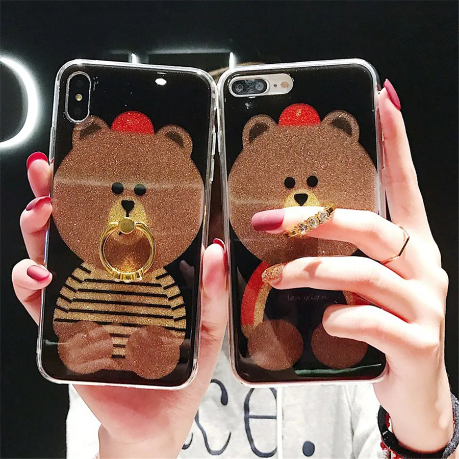 Cartoon Glitter Bear Phone Case For Samsung Galaxy A70 A60 A50 A40 A30 A20 A10 M30 M20 M10 Glitter Ring Stand Holder Soft Cover
Cartoon Glitter Bear Phone Case For Samsung Galaxy A70 A60 A50 A40 A30 A20 A10 M30 M20 M10 Glitter Ring Stand Holder Soft Cover