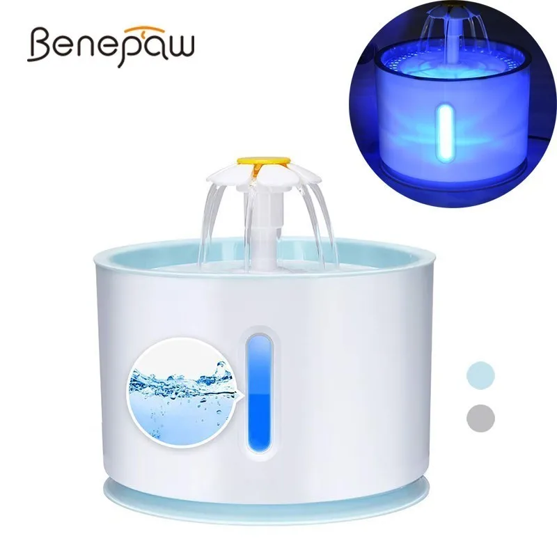 Benepaw Ultra Quiet Pet Dog Drinking Water Fountain Water Level Window Automatic Electric Water Dispenser With LED Light, Filter
Benepaw Ultra Quiet Pet Dog Drinking Water Fountain Water Level Window Automatic Electric Water Dispenser With LED Light, Filter