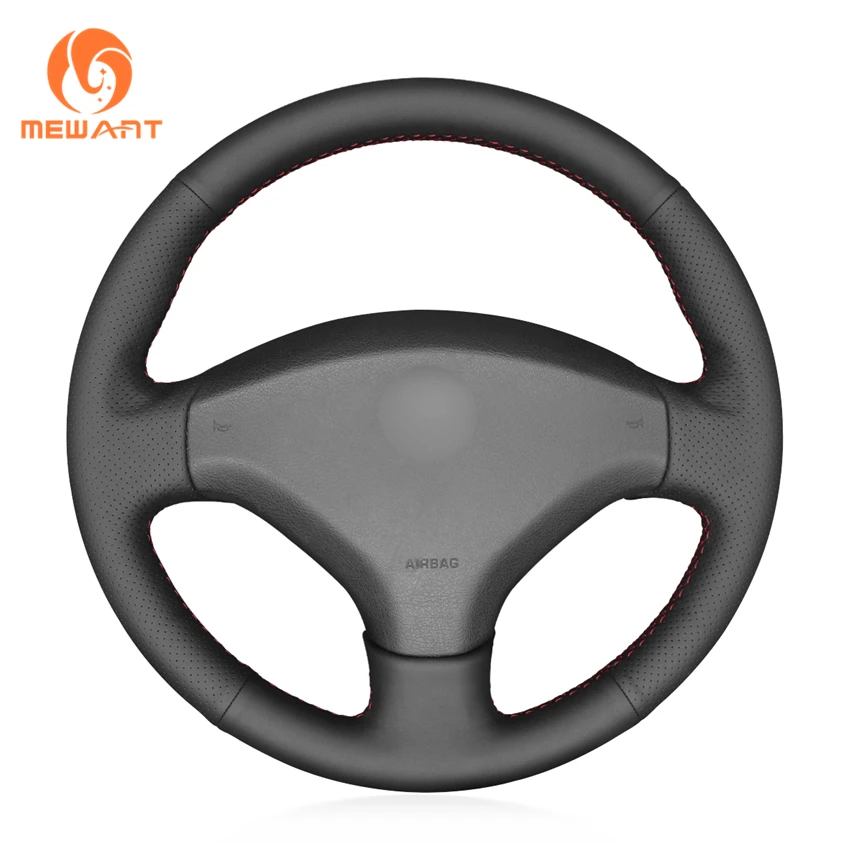 MEWANT Black Artificial Leather Soft Hand Sew Wrap Car Steering Wheel Cover for Peugeot 308 2007-2013 408 2012-2014
MEWANT Black Artificial Leather Soft Hand Sew Wrap Car Steering Wheel Cover for Peugeot 308 2007-2013 408 2012-2014
