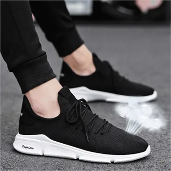 Men Shoes Lightweight Comfortable Breathable Walking Sneakers Tenis Feminino Zapatos Male Fashion Casual Canvas Black Shoes 1.8a
Men Shoes Lightweight Comfortable Breathable Walking Sneakers Tenis Feminino Zapatos Male Fashion Casual Canvas Black Shoes 1.8a