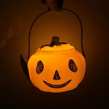 Halloween Pumpkin Bucket Children Pumpkin Candy Gift Pail Holder Party Favors Supplies (13cm Pumpkin Bucket with Light)
Halloween Pumpkin Bucket Children Pumpkin Candy Gift Pail Holder Party Favors Supplies (13cm Pumpkin Bucket with Light)