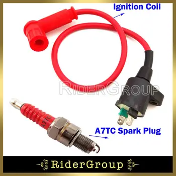 Racing Igniton Coil +A7TC Spark Plug For 50cc 70cc 90cc 110cc 125cc 150cc 160cc Pit Dirt Trail Bike Motocross
Racing Igniton Coil +A7TC Spark Plug For 50cc 70cc 90cc 110cc 125cc 150cc 160cc Pit Dirt Trail Bike Motocross
