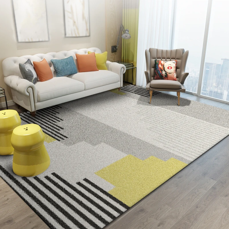 Fashion Personality Simplicity Geometric Irregular stripe Yellow Grey Black Door Mat Living Room Home Decorative Carpet Area Rug
Fashion Personality Simplicity Geometric Irregular stripe Yellow Grey Black Door Mat Living Room Home Decorative Carpet Area Rug