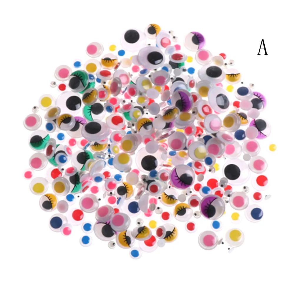 300pcs Mixed 2cm/1.5cm/1cm/0.8cm/0.4cm Not Self-adhesive Googly Dolls Eyes DIY Scrapbooking Plush Stuffed Toy Doll Accessories
300pcs Mixed 2cm/1.5cm/1cm/0.8cm/0.4cm Not Self-adhesive Googly Dolls Eyes DIY Scrapbooking Plush Stuffed Toy Doll Accessories