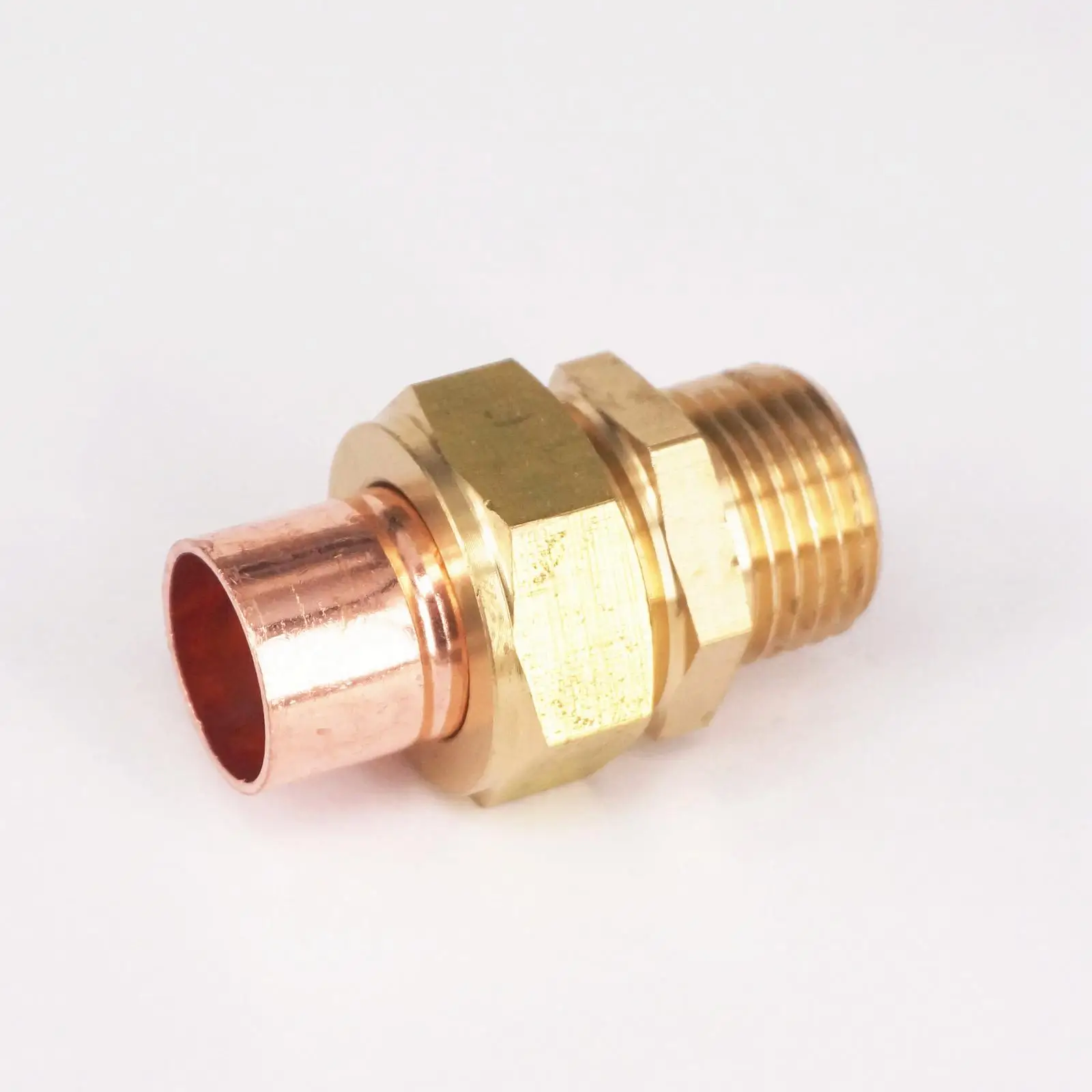 Brass 1/4" 3/8" BSP Male- 8/10mm I.D Copper Weld Socket End Feed Union Pipe Adapter Air Conditioner Refrigerator Chiller Plant
Brass 1/4" 3/8" BSP Male- 8/10mm I.D Copper Weld Socket End Feed Union Pipe Adapter Air Conditioner Refrigerator Chiller Plant