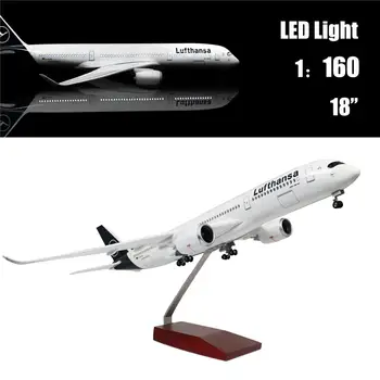 46CM 1:160 Airplane Model German Lufthansa Airbus A350 With LED Light(Touch or Sound Control) For Decoration Or Gift
46CM 1:160 Airplane Model German Lufthansa Airbus A350 With LED Light(Touch or Sound Control) For Decoration Or Gift