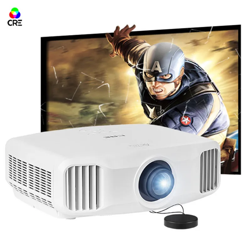 CRE 3300Lumens LED Projector X8000 Full HD WiFi Android 4K Projector Active Shutter 3D Wireless Video Proyectors
CRE 3300Lumens LED Projector X8000 Full HD WiFi Android 4K Projector Active Shutter 3D Wireless Video Proyectors