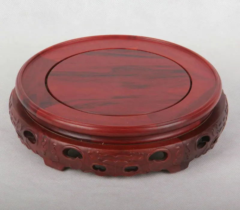 Authentic rosewood rotary table base relief hollow monolith base vase flowerpot base characters
Authentic rosewood rotary table base relief hollow monolith base vase flowerpot base characters