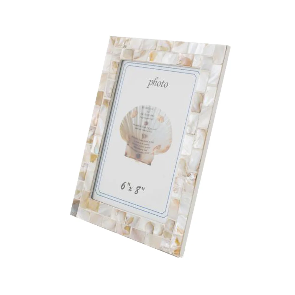 

Fashionable Handcrafted Ocean Decor Seashell Picture Photo Frames YSPF-016
