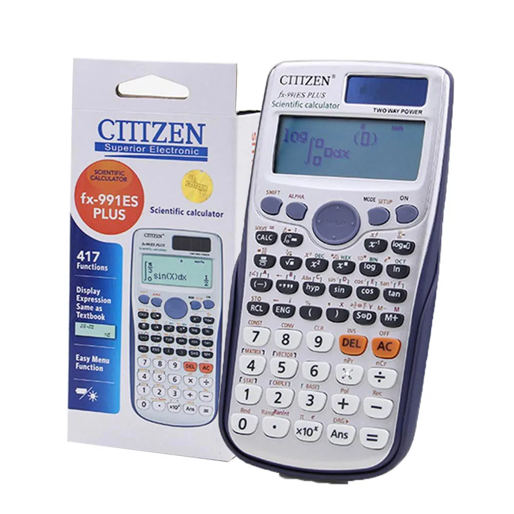 Handheld Student's Scientific Calculator 991ES PLUS LED Display Pocket Functions Calculator For Teaching Calculating Tool
Handheld Student's Scientific Calculator 991ES PLUS LED Display Pocket Functions Calculator For Teaching Calculating Tool