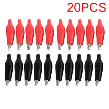20 Pcs Black Red Soft Plastic Coated Testing Probe Alligator Clips Crocodile Test Clip Leads Electrical Equipment Supplies
20 Pcs Black Red Soft Plastic Coated Testing Probe Alligator Clips Crocodile Test Clip Leads Electrical Equipment Supplies