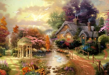 Romantic Quality 14CT Unprinted Cross Stitch Kits Needlework Embroidery Mediterranean Scenery Cottage Grove Decor Arts Handmade
Romantic Quality 14CT Unprinted Cross Stitch Kits Needlework Embroidery Mediterranean Scenery Cottage Grove Decor Arts Handmade