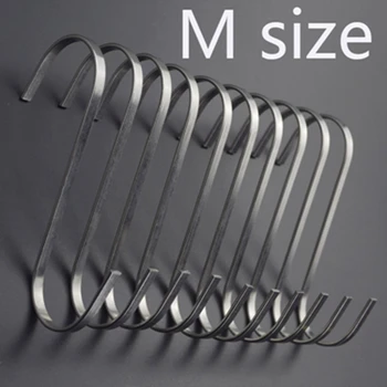 20 Pcs HotSale S Shape Hooks Stainless Steel Hanger Clasp Rack Clothes Pot Pan Free Shipping
20 Pcs HotSale S Shape Hooks Stainless Steel Hanger Clasp Rack Clothes Pot Pan Free Shipping